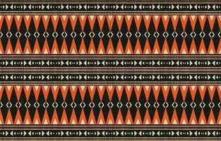 Ethnic abstract ikat art. Aztec ornament print. geometric ethnic pattern seamless  color oriental.  Design for background ,curtain, carpet, wallpaper, clothing, wrapping, Batik, vector illustration.