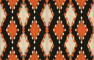 Ethnic abstract ikat art. Aztec ornament print. geometric ethnic pattern seamless  color oriental.  Design for background ,curtain, carpet, wallpaper, clothing, wrapping, Batik, vector illustration.