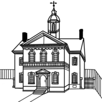 Independence Hall Drawing png