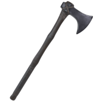 Viking axe isolated on transparent png