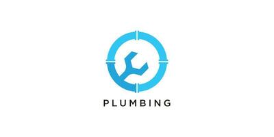 Plumbing repair design concept element idea vector