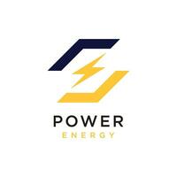 Energy logo with concept creative modern element vector