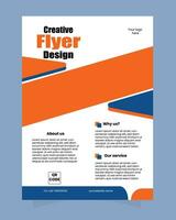 Web, flyer design, banner vector