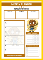 ADHD Planner - Killer Farmer Theme png