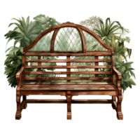 AI generated Bench Bank Park png