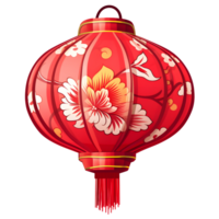 AI generated Chinese Lantern Festival png