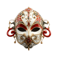 AI generated Red Masquerade Mask png