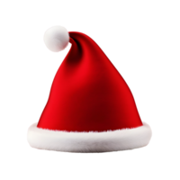 ai généré Père Noël claus Noël chapeau png