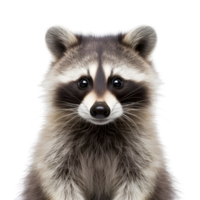 AI generated Raccoon No Background Applicable to Any Context AI Generative png