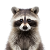 AI generated Raccoon No Background Applicable to Any Context AI Generative png