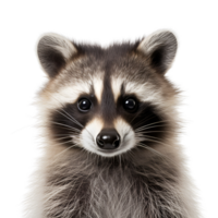 AI generated Raccoon No Background Applicable to Any Context AI Generative png