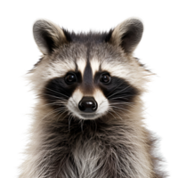 AI generated Raccoon No Background Applicable to Any Context AI Generative png