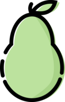 fofa fruta com lineart png