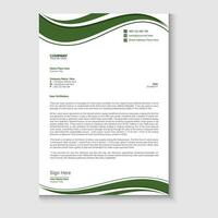 modern business and corporate letterhead template vector