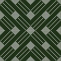 Green and white textile design vector