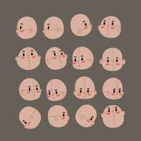 how to make facial positions vector