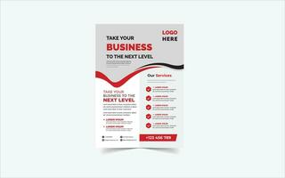 flyer design for your busness vector