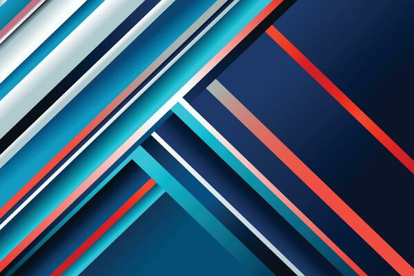 colorful gradient blue orange abstract background geometric shapes vector design
