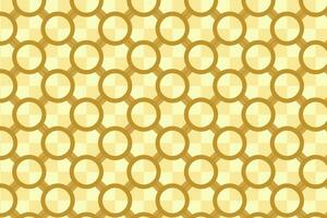 seamless abstract gold pattern circle shapes background with geometric line vector design