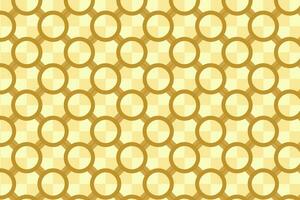 seamless abstract gold pattern circle shapes background with geometric line vector design