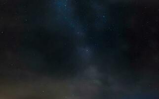 AI generated beautiful night sky with stars. photo