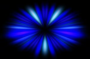 blue and black light abstract background with beautiful rays photo
