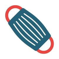 Mask Vector Glyph Two Color Icon For Personal And Commercial Use.