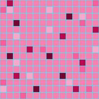 Sweet and beautiful pink tone mosaic checkered background. vector