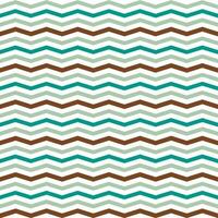 Abstract seamless geometric pattern with horizontal line zigzag. Green tone background. vector