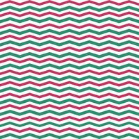Abstract seamless geometric pattern with horizontal line zigzag. Red and green. Christmas, new year. Italy, Mexico flags color. vector
