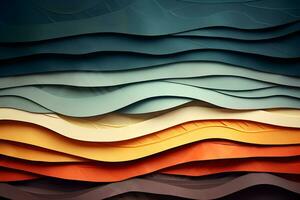 colorful abstract background with a wave pattern. ai generative photo
