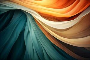 colorful abstract background with a wave pattern. ai generative photo