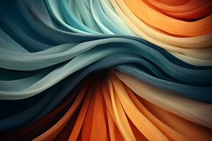 colorful abstract background with a wave pattern. ai generative photo