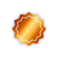 gold line color full circle button png