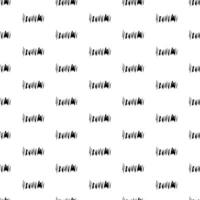 Seamless pattern with black pencil brushstrokes vector