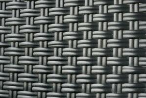 black rattan weave texture background photo