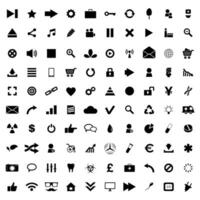 Set of universal icons. Vector illustration