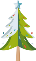 ai generiert Weihnachten Baum Clip Art png