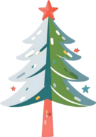 ai gegenereerd Kerstmis boom clip art png