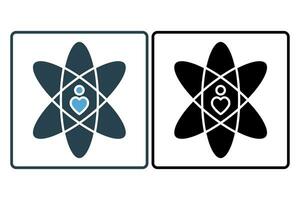 core values icon. solid icon style. simple vector design editable