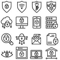 Internet security icon vector. Antivirus illustration sign. Protection symbol or logo. vector