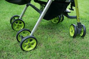 Detail of stroller for child photo