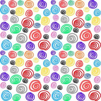 resumen vistoso espiral línea Arte garabatear modelo antecedentes vector