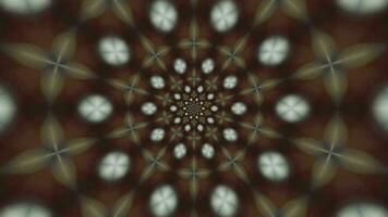 mandala 3d kaléidoscope sans couture boucle psychédélique trippant futuriste traditionnel tunnel modèle pour conscience méditation Contexte vidéo relaxant ethnique coloré modèle chakra kundalini yoga video