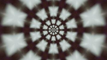 Mandala 3d Kaleidoskop nahtlos Schleife psychedelisch trippy futuristisch traditionell Tunnel Muster zum Bewusstsein Meditation Hintergrund Video entspannend ethnisch bunt Muster Chakra Kundalini Yoga