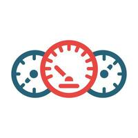 Dashboard Vector Glyph Two Color Icon For Personal And Commercial Use.