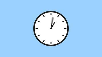 4k Animation of Clock with Moving Arrows. Stopwatch Animation. Timer Animation. video