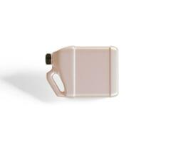 Jerrycan plastic packaging container realistic texture shiny or glossy render with 3D photo