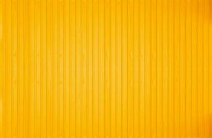 Panoramic Yellow Metal Sheet Walls Images For Background. photo