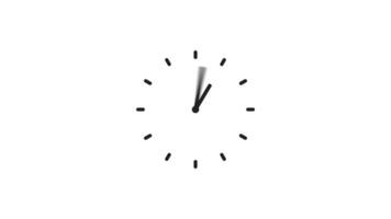 4k Animation of Clock with Moving Arrows. Stopwatch Animation. Timer Animation. video